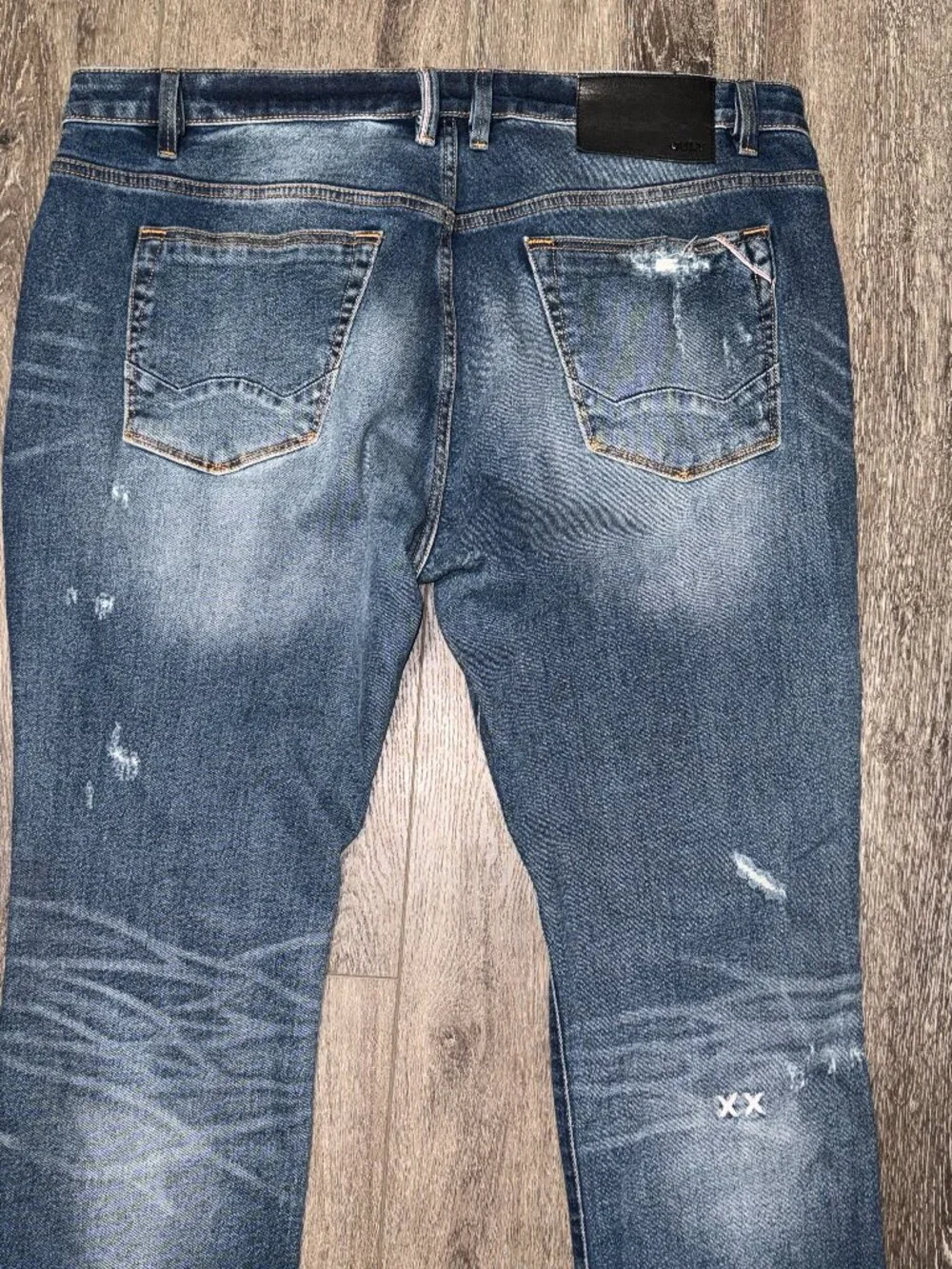 Cult of Individuality Rocker Slim Distressed Jeans Mens 40x33